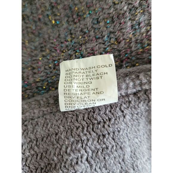 Ace Fashion Poncho Pullover Women's Sweater - Picture 6 of 7